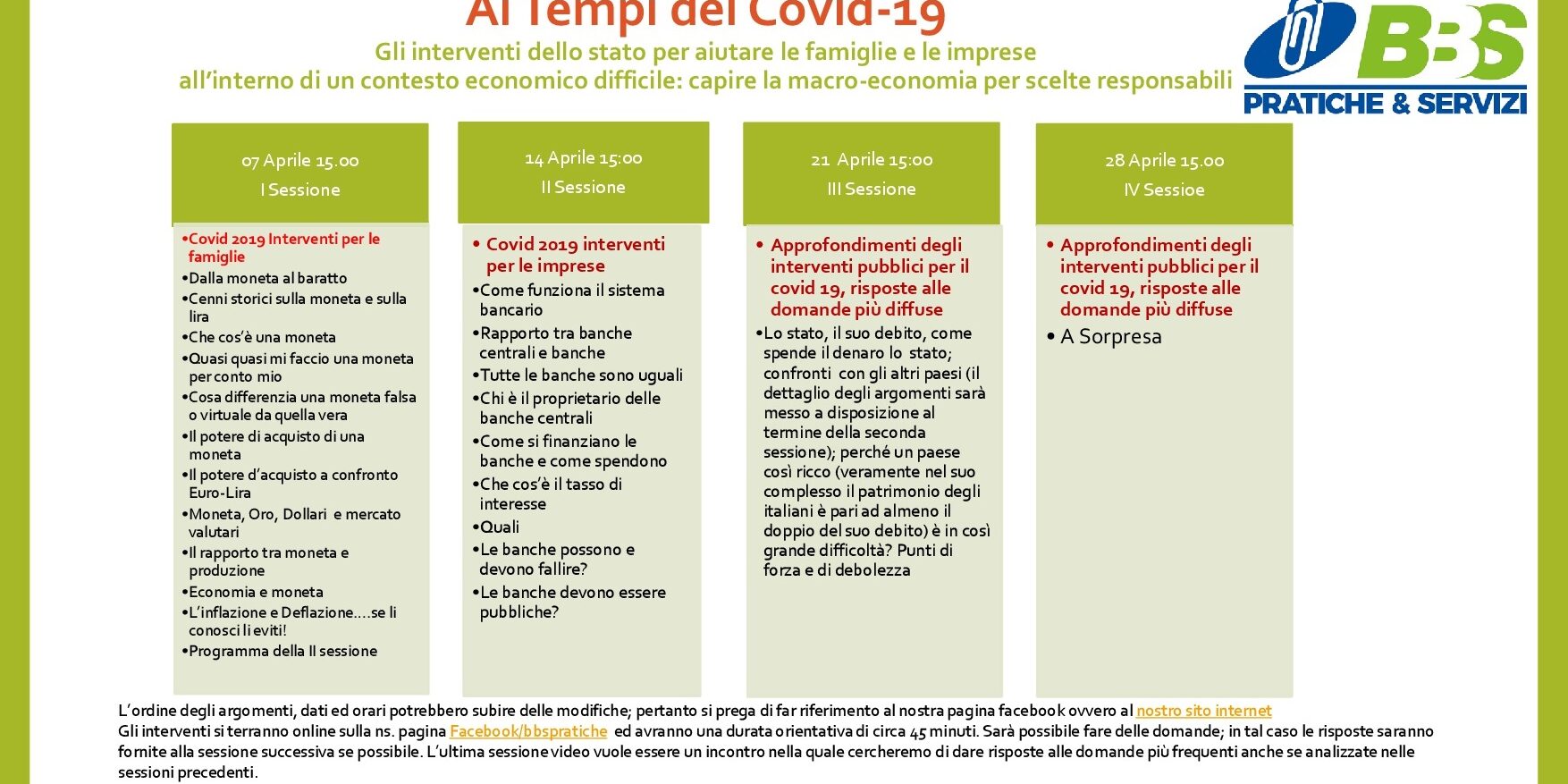 2COVID19 AIUTI&MONETA (PARTE I)