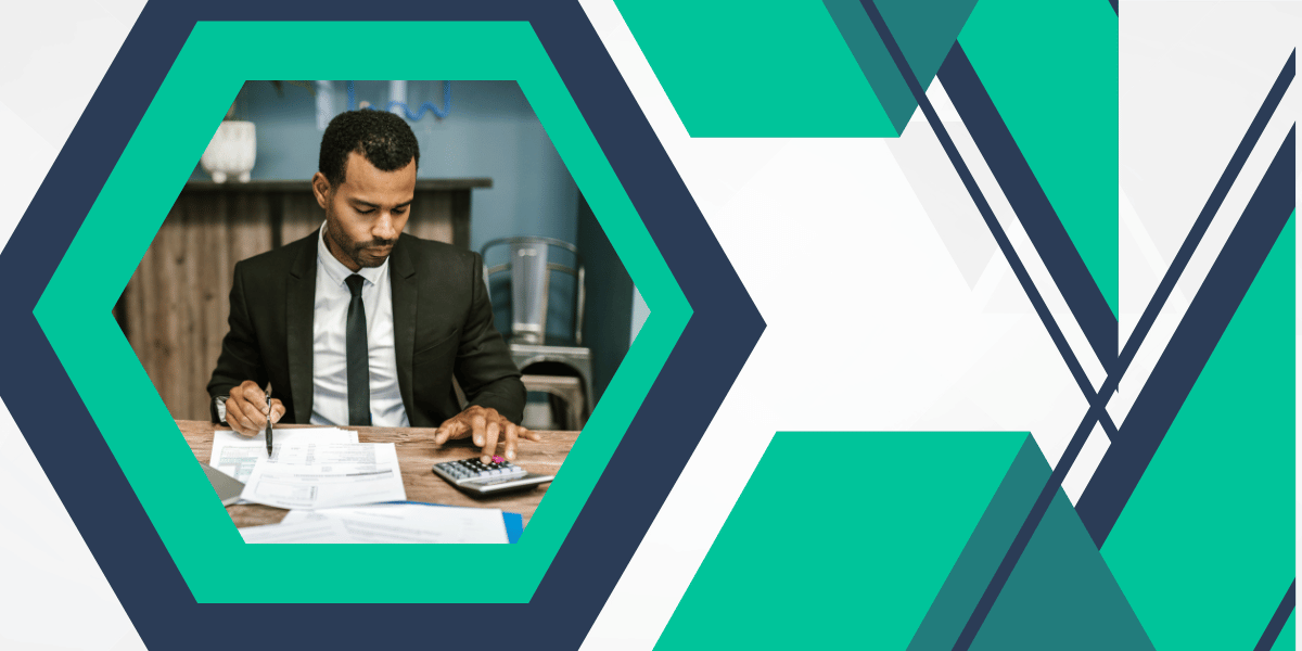 Teal and Blue Minimalist Business Accounting Presentation (1200 x 640 px)